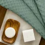 Рушник вафельний COSAS Meditative Greek Waffle 115x150 см М'ятний