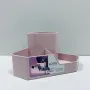Органайзер для косметики та канцелярії Lova Plastik LV-130 22х16х11,3 см Рожевий