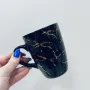 Чашка фарфоровая BonaDi 905-238 360 мл Black Marble