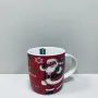 Чашка фарфоровая Stenson R96411 Merry Christmas Снеговик 360 мл