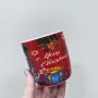 Чашка фарфоровая Stenson R96411 Merry Christmas Снеговик 360 мл