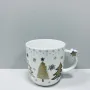 Чашка фарфоровая BonaDi 311-135 Beautiful Winter Елки 360 мл