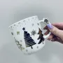 Чашка фарфоровая BonaDi 311-135 Beautiful Winter Елки 360 мл