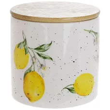 Стеклянная банка BonaDi Juicy lemons 450 мл Разноцветный DP231543