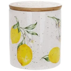 Стеклянная банка BonaDi Juicy lemons 650 мл Разноцветный DP231544