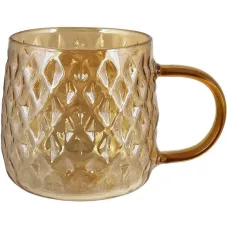 Скляний кухоль BonaDi Amber 350 мл Коричневий DP231593 Скляний кухоль BonaDi Amber 350 мл Коричневий DP231593