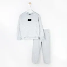 Теплий костюм Dexter’s на флісі melange 134 см Сірий