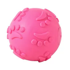 Мяч No Brand DT1149 Pink жевательный резиновый для cобак D 6 см со звуком