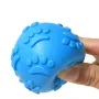 Мяч No Brand DT1149 Blue жевательный резиновый для собак D 6 см со звуком