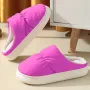 Домашні жіночі капці No Brand A-230 40-41 Purple з підігрівом теплі