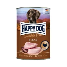 Вологий корм для собак Happy Dog з індичкою Sens Truthahn Pur Ds 400 г