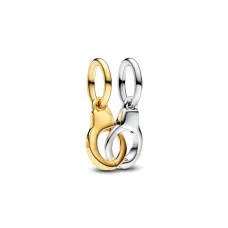 Срібний шарм No Brand Партнери по злочину роз'ємна 763435C00 Срібний шарм No Brand Партнери по злочину роз'ємна 763435C00
