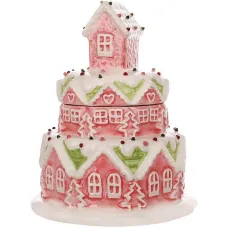 Емкость с крышкой BonaDi Gingerbread house для сыпучих продуктов 700 мл Разноцветный DP232109 Емкость с крышкой BonaDi Gingerbread house для сыпучих продуктов 700 мл Разноцветный DP232109