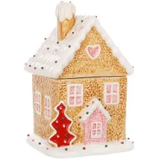 Емкость с крышкой BonaDi Gingerbread house для сыпучих продуктов 850 мл Разноцветный DP232110 Емкость с крышкой BonaDi Gingerbread house для сыпучих продуктов 850 мл Разноцветный DP232110