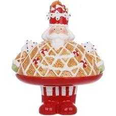 Емкость с крышкой BonaDi Gingerbread soldier для сладкого 21х17х26 см Разноцветный DP232114 Емкость с крышкой BonaDi Gingerbread soldier для сладкого 21х17х26 см Разноцветный DP232114