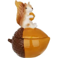 Емкость с крышкой BonaDi Squirrel with nut для сыпучих продуктов 600 мл Разноцветный DP232117 Емкость с крышкой BonaDi Squirrel with nut для сыпучих продуктов 600 мл Разноцветный DP232117