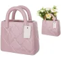 Ваза BonaDi Handbag 16х7х18 см Пудровий DP232133