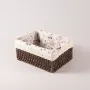 Плетений кошик для зберігання з лози ANbeauty 22,5х16х11 см Brown (AN0103436)
