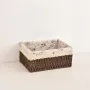Плетений кошик для зберігання з лози ANbeauty 22,5х16х11 см Brown (AN0103436)