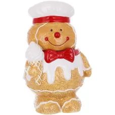Ємність із кришкою BonaDi Gingerbread boy для сипучих продуктів 1200 мл Різнокольоровий DP232349