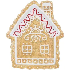 Новорічний набір з 4 тарілок Gingerbread house 26х22 см Різнокольоровий BonaDi DP232366 Новорічний набір з 4 тарілок Gingerbread house 26х22 см Різнокольоровий BonaDi DP232366
