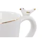 Декоративний кухоль із облямівкою Lefard Birdie 350 мл Біло-золотий AL232942