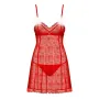 Комплект пеньюар і стринги Obsessive Claussica M/L Red (SX1135)