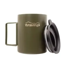 Термокухоль зі складаними ручками та напувалкою Tramp UTRC-142 500 мл olive