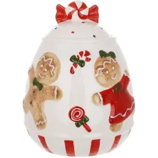 Емкость с крышкой BonaDi Merry Gingerbread для сыпучих продуктов 1900 мл Разноцветный DP233117 Емкость с крышкой BonaDi Merry Gingerbread для сыпучих продуктов 1900 мл Разноцветный DP233117