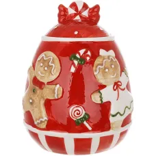 Емкость с крышкой BonaDi Merry Gingerbread для сыпучих продуктов 1900 мл Разноцветный DP233118 Емкость с крышкой BonaDi Merry Gingerbread для сыпучих продуктов 1900 мл Разноцветный DP233118