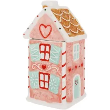 Емкость с крышкой BonaDi Marshmallow-Gingerbread House для сыпучих продуктов 1000 мл Разноцветный DP233121 Емкость с крышкой BonaDi Marshmallow-Gingerbread House для сыпучих продуктов 1000 мл Разноцветный DP233121