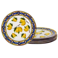 Тарілки Lefard Juicy lemons набір 19 см Різнокольоровий 6 шт AL233210 Тарілки Lefard Juicy lemons набір 19 см Різнокольоровий 6 шт AL233210