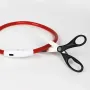 Світлодіодний LED нашийник Lesko L-18 L Red (11903-69352)
