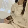 Жіноча піжама No Brand 305 Bear M White-Brown