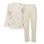 Комплект женской пижамы No Brand 301 Bear M White-Pink