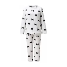 Жіноча піжама No Brand 2023 Bow L White-Black