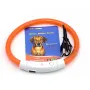 Світлодіодний LED нашийник No Brand L-18 USB L Orange (11903-82657)