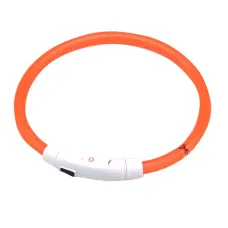 Світлодіодний LED нашийник No Brand L-18 USB L Orange (11903-82657)