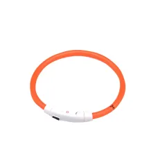 Світлодіодний LED нашийник No Brand L-18 USB S Orange (11903-82659)