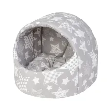 Лежак для котів та собак Collar Д101 Кошик №1 31х36х30 см Сіро-білий (15298) Лежак для котів та собак Collar Д101 Кошик №1 31х36х30 см Сіро-білий (15298)