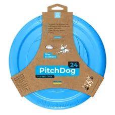 Ігрова тарілка для апортування Collar PitchDog 24 см Блакитний (15362)