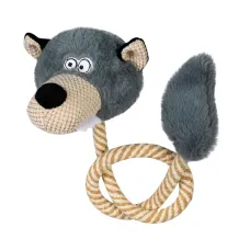 Іграшка для собак Collar GiGwi ECO FRIENDZ Вовк з пищалкою та мотузкою текстиль 76 см Різнокольоровий (Collar2238) (15477) Іграшка для собак Collar GiGwi ECO FRIENDZ Вовк з пищалкою та мотузкою текстиль 76 см Різнокольоровий (Collar2238) (15477)
