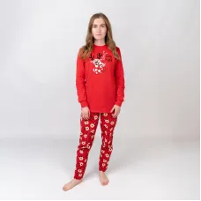 Пижама женская новогодняя с начесом Dexter’s cozy М Разноцветный