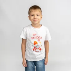 Футболка Dexter's дитяча saint nicholas 122 см Білий