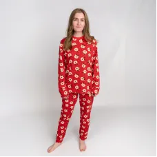 Пижама женская новогодняя с начесом Dexter’s deer S Разноцветный