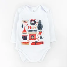 Боді для дитини з начосом Dexter's christmas mood 80 см Різнокольоровий