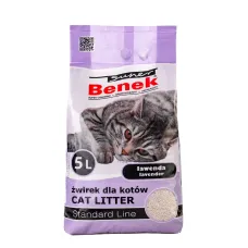 Наповнювач бентонітовий для котячих туалетів Super Benek Лаванда 5 л (7010074)