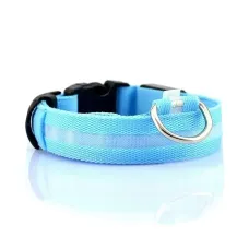 Світлодіодний LED нашийник No Brand Blue M 11900-69328