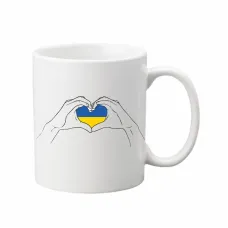 Чашка з принтом Vivay Україна 330 мл Білий (hub_oqv07u) Чашка з принтом Vivay Україна 330 мл Білий (hub_oqv07u)