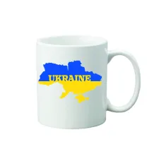 Чашка з принтом Vivay Україна 330 мл Білий (hub_xsmhdh) Чашка з принтом Vivay Україна 330 мл Білий (hub_xsmhdh)